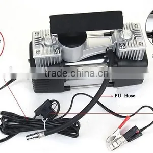 S20205 New 12V Double-Cylinder Car Inflatable Pump Air Compressor Tire Inflators Tool thumbnail-3