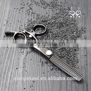 Professional 360 Degree Swivel Rotating Handle Hair Cutting Scissors thumbnail-1