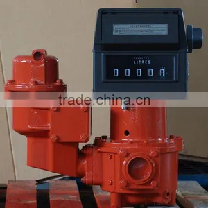 FMC Rotary Vane Flow Meter/LC Positive Displacement Flow Meter/Fuel Dispenser Flow Meter/Diesel Gas Petroleum Flowmeter thumbnail-1