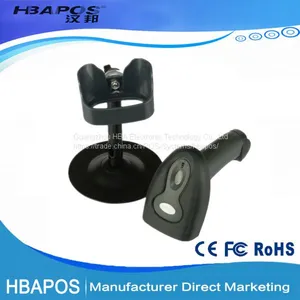 HBA-2016 Hot Sale POS Bar Code Scanning Reader With USB Cable Handheld Wired Laser Barcode Scanner thumbnail-3