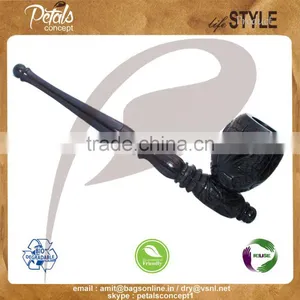 2017 Exclusive Hot Selling Popular Ebony Wood Smoking Pipe for American Market thumbnail-1