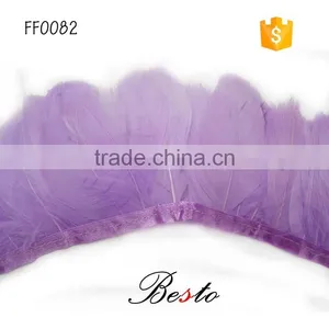 2016 Hot Sale Top Plumage Fringe Dyed Feather for Decoration Earrings thumbnail-1