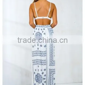 2016 New Design This Cute Pair of Shorts Features a Printed Fabrication and Has a Maxi Skirt thumbnail-3