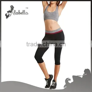 Gym Wear Wholesale Ladies Sports Bra and Capri Leggings thumbnail-1