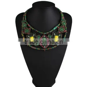 Europe and the United States Ethnic Indian Hand-woven Ethnic Style Necklace thumbnail-2