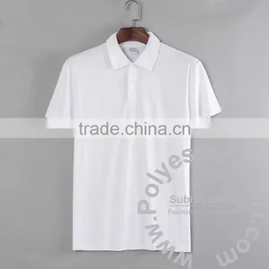 Plain Polyester Polo Shirts for Men Blank Dry Fit Tshirts With Polo Collar Design Your Own Polo Shirt thumbnail-1