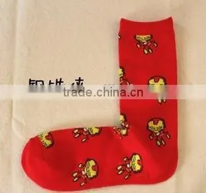 2015 the Avengers Personality Tide Lovers in Tube Socks Marvel DC Series of the Same Paragraph Socks for Men and Wome EML-9-2041 thumbnail-2