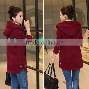 High Quality Good Sale Good Price Fashion Custom Fleece Women Zipper Hoodies thumbnail-2