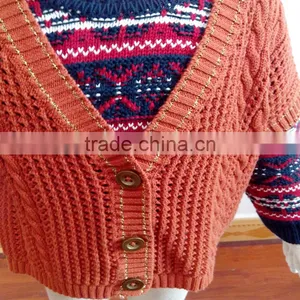 2014 Latest 100% Cotton Sweater Designs for Children,new European Design Wool Sweater Design for Boys,baby Boy Sweateboy Sweater thumbnail-1