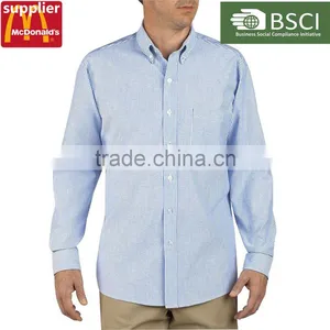 OEM 100% Cotton Long Sleeve Work Uniform Shirts thumbnail-1