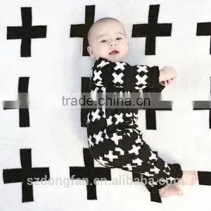 Printed Autumn Wear Long Sleeve Custom Infant Organic Cotton Wholesale Newborn Cheap Baby Clothes China thumbnail-2