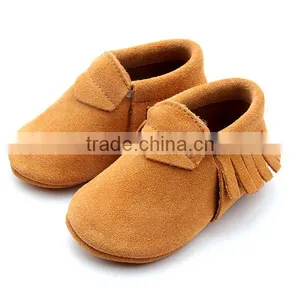 Top Selling Leather Baby Shoes of Baby Moccasins Mix Colors Mix Sizes thumbnail-2