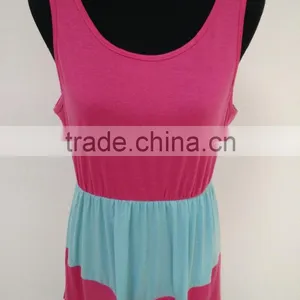 2017 Summer Family Matching Outfits Fashion Striped Mother Daughter Dresses Mommy And Me Ankle-Length Family Casual Clothing thumbnail-5