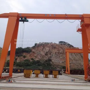 Electric Mobile Single Girder Gantry Crane 10t 20t 30t 40t 50t 100t thumbnail-1