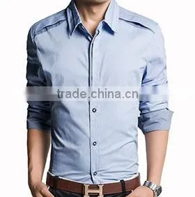Solid Color Plain Dyed Casual Mens Shirts thumbnail-1