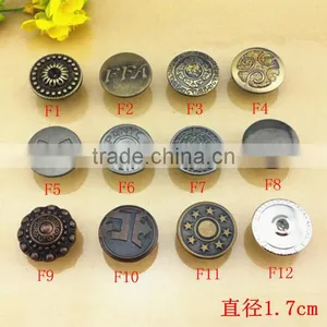 Accessories Button / Jeans Button / Metal Toggle Buttons Overalls / Rivet Buttons / High-end Word Deduction thumbnail-1