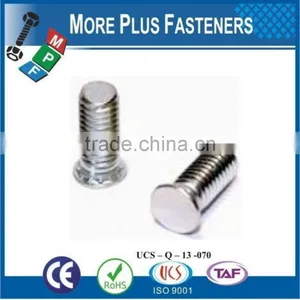 Made in Taiwan Stainless Steel Flush Head Non Flush Head Self Clinching Metric Threaded Stud thumbnail-6
