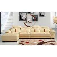 Fashionable Leather Sofa 867 thumbnail-1