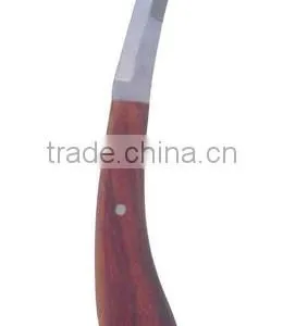 Veterinary Instruments-Hoof Knife Wooden & Plastic Handle thumbnail-1