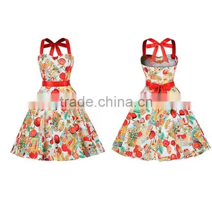 Onen Halter Neck Backless Belted Mini Printing Drape Spaghetti Strap Wrap Women Beauty Clothing Dresses thumbnail-1