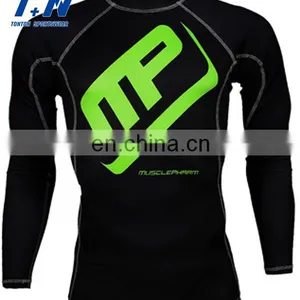 Custom Printed Sublimated Thermal Rash Guard thumbnail-1
