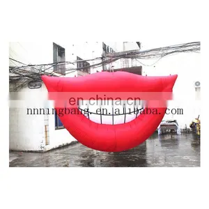 Sexy Giant Inflatable Mouth Decoration Red Lips for Sale thumbnail-1