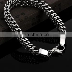 316L Stainless Steel Bracelet Hand Wrist Chain for Men Wholesale thumbnail-5