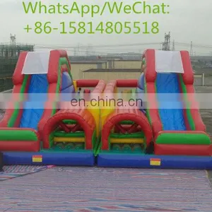 Outdoor Amusement Park Fun Land Inflatable Fun City CE Commercial Sale In Stock thumbnail-1