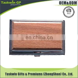 China Wholesale Customized Brand Logo Leather Case for Business Card thumbnail-2