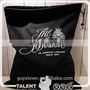 Custom Embroidery Logo Cloth Drawing String Bag For Promotion thumbnail-1