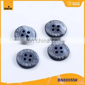 Laser Engraved MOP Shell Button for Shirt BN80055 thumbnail-1