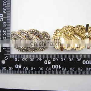 Popular Sandal Decoration Metal Rhinestone Shoes Accessory for Women thumbnail-1