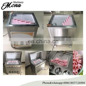 10 Buckets Thailand Ice Cream Fryer, Rolled Fried Ice Cream Machine,fried Ice Cream Maker thumbnail-4