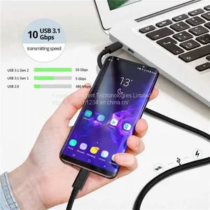 KCC019 10 Gbps USB 3.1 Type-C To C Gen 2 Cable With 4K Video and 100W Power Delivery thumbnail-4