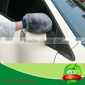 Sheepskin Car Wash Mitt Hot Sale Factory Price Made in China thumbnail-1