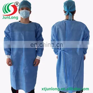 Medical Use Non Woven SMS Disposable Surgical Gown for Hospital Patient thumbnail-2