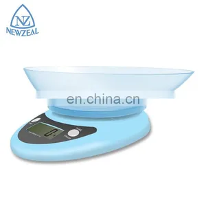 New Custom LCD 1g5Kg Big Weighing ABS Plastic Bowl Digital Kitchen Scale thumbnail-3