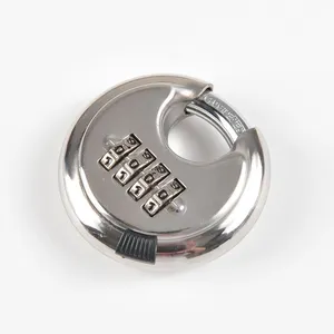 Cheap Hot Sale Good Quality High Security 70mm Round Disc Combination Padlock thumbnail-3