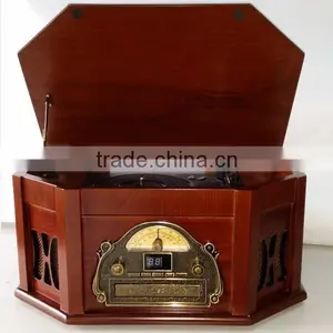 Gramophone Cd/cassette Player,multiple Record Player,bluetooth Vinyl Record Player thumbnail-2