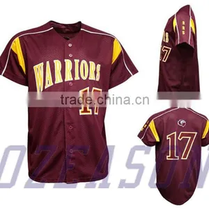 Wholesale Youth Baseball Uniforms/jerseys New Fashion Design thumbnail-3