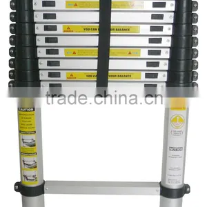 Telescopic Aluminium Step Ladder With EN131 Approval(2.0,2.6,3.2,3.8m) thumbnail-1