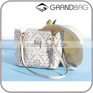 New Fashion Manufacturers Hollow Out Tassels Ladies Tote Bags Handbag for Lady thumbnail-1