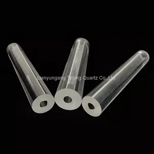Clear Thick Wall Quartz Tube Fused Quartz Glass Tube Pipe thumbnail-2