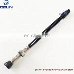 Aluminum Alloy Anodized F/V Extension for Fixed Road Bike Rims Presta Valve Extender thumbnail-3