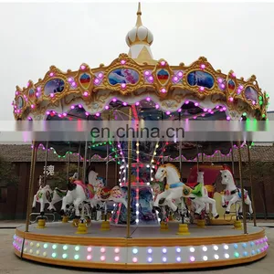 Top Amusement Children Play Kids Games Carousel Machine for Sale Price thumbnail-3