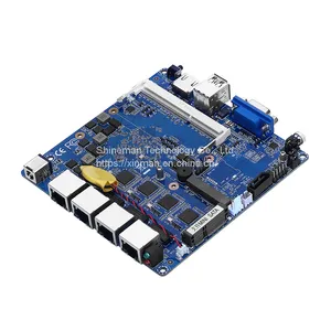 Embedded Intel Baytrail J1900 Motherboard for Network Server/Firewall Windows 7/10/Linux PfSense Router thumbnail-4