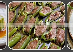 Automatic Gluten Stuffing Machine Gluten Filling Egg Dumplings Meat Lotus Root Box Eggplant Box Machine thumbnail-3