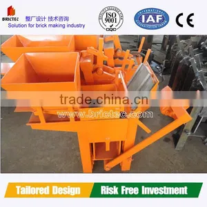High Quality Manual Interlocking Brick Making Machine for Small Business at Home thumbnail-1