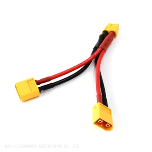 XT60 Series Parallel Battery Connector Cable Dual Extension Y Splitter Silicone Wire Xt90 Xt60 Xt30 y Cable thumbnail-3