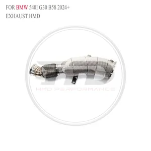 Downpipe for BMW 118i F20 B38/M135i F20 N55/M135i F40/528I F10 N20/540i G30 B58 Car Accessories With Catalytic Converter Whatsapp+86 18946955156 thumbnail-5